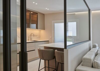 Reforma Piso - cocina moderna y funcional